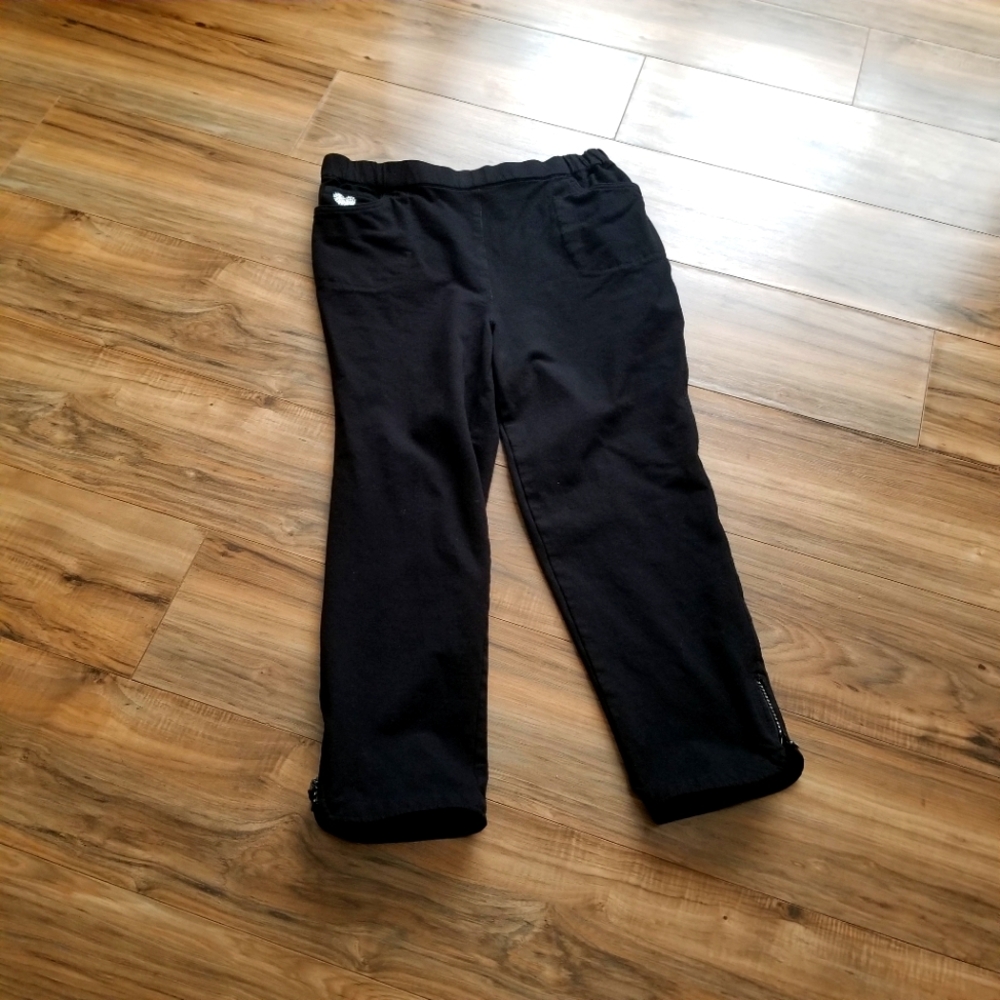 Quacker Factory Women's Black Pants Size L